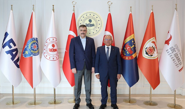 Başkan Büyükkılıç İçişleri Bakanı Çiftçi’yi ziyaret etti