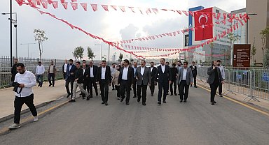  Başkan Canpolat'tan, Şanlıurfa Şehir Hastanesi'nde açılış öncesi inceleme