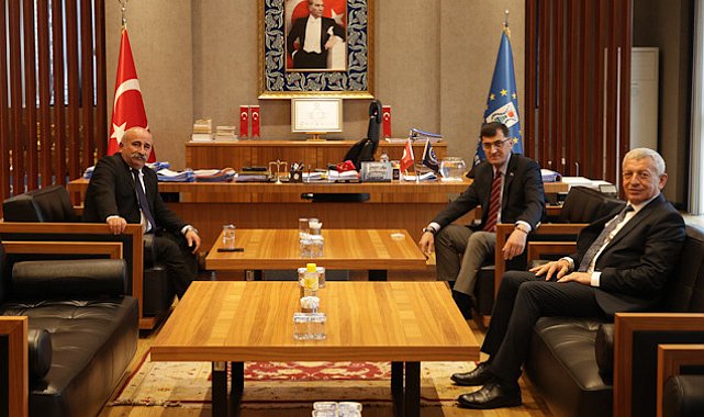 Başkan Kahveci'ye belediyelerden ziyaret