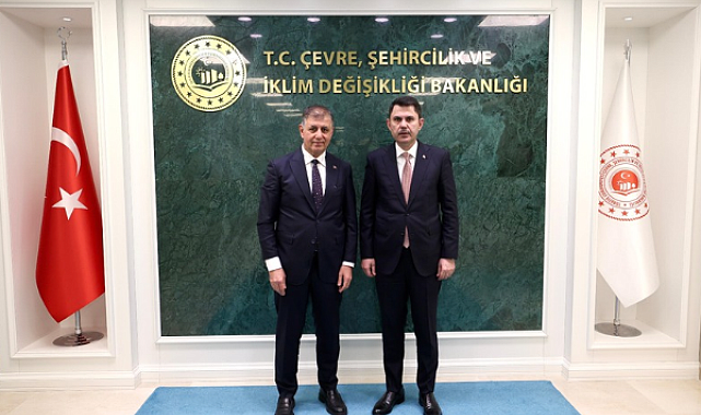 Başkan Tugay, Bakan Kurum'la görüştü