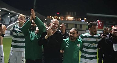 Bursaspor, 1. Lig’de liderliğini sürdürüyor
