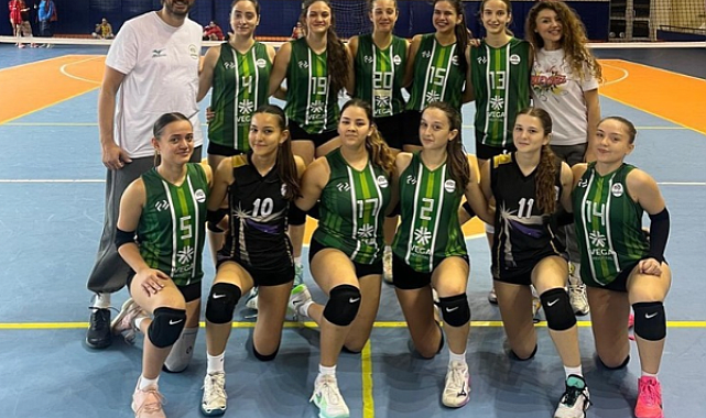 ÇBSK Voleybol Takımı deplasmanda 3-0 kazandı