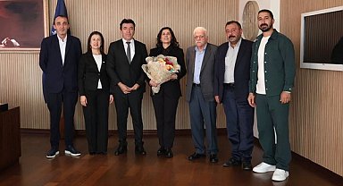 Çerçioğlu, Nazilli Lokantacılar ve Kasaplar Odası yönetimini kabul etti