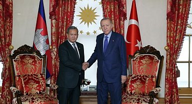 Cumhurbaşkanı Erdoğan, Kamboçya Başbakanı Hun Manet ile görüştü