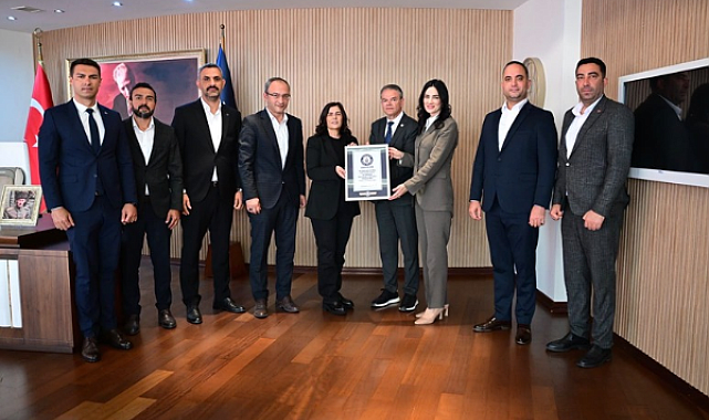 Didim Zeytin Festivali'nde Guinness Dünya Rekoru sertifikası sunuldu
