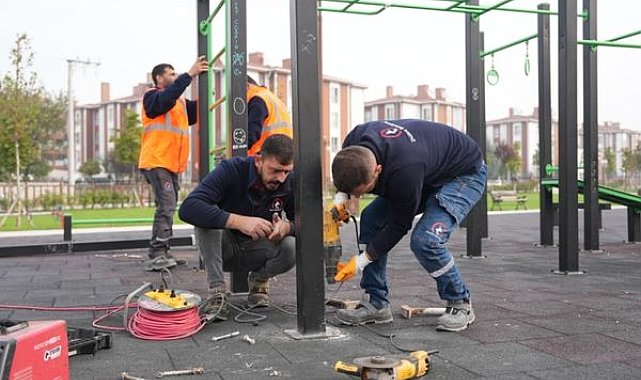 Düzce’de 23 Nisan Parkı’nda bakım ve yenileme çalışmaları başladı