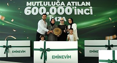Eminevim’den 600 bininci teslimatla tarihi rekor 