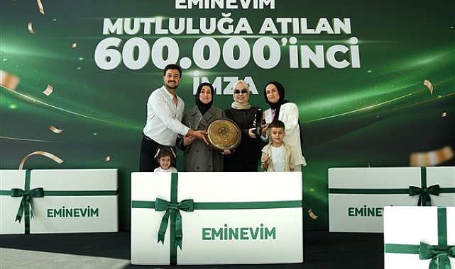 Eminevim’den 600 bininci teslimatla tarihi rekor