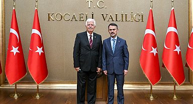 Eski Sağlık Bakanı Dinç’ten Vali Aktaş’a ziyaret