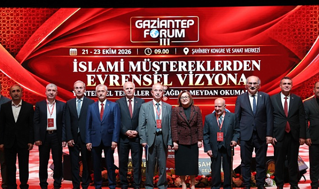 Gaziantep Forum 3, uluslararası akademi dünyasını bir araya getirdi