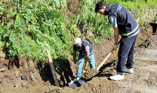 Giresun'a 18 kilometrelik altyapı yatırımı