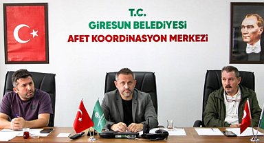 Giresun'da Afet Risk Yönetimi ve Hazırlık Toplantısı gerçekleştirildi