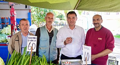 Giresun'da Başkan Fuat Köse'den pazar yeri incelemesi