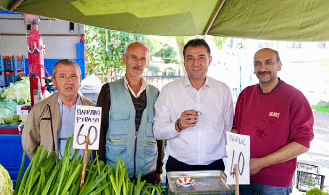 Giresun'da Başkan Fuat Köse'den pazar yeri incelemesi