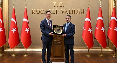 Güney Kore Başkonsolosu Park, Vali Aktaş’ı ziyaret etti