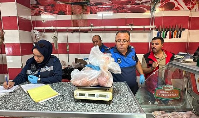 Haliliye’de gıda denetimlerinde 170 kilogram bozulmuş ete el konuldu