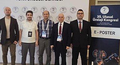 Harran Üniversitesi’nden 35. Ulusal Üroloji Kongresi’nde birincilik ödülü