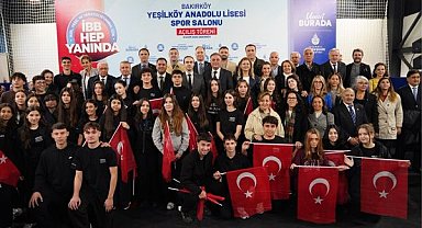 İBB, Yeşilköy Anadolu Lisesi’ne spor salonu kazandırdı
