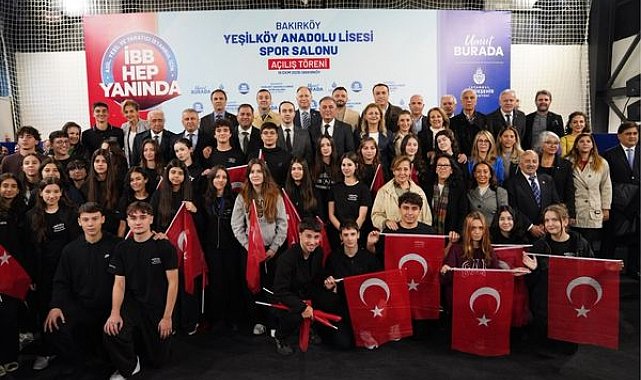 İBB, Yeşilköy Anadolu Lisesi’ne spor salonu kazandırdı