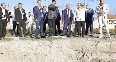 İncesu’daki mozaikli alanda yeni buluntular ortaya çıkarıldı