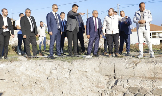 İncesu’daki mozaikli alanda yeni buluntular ortaya çıkarıldı