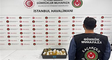 İstanbul Havalimanı'nda 34 kilo 400 gram kokain ele geçirildi