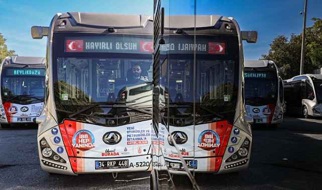 İstanbul’un yeni metrobüsleri hizmete başladı