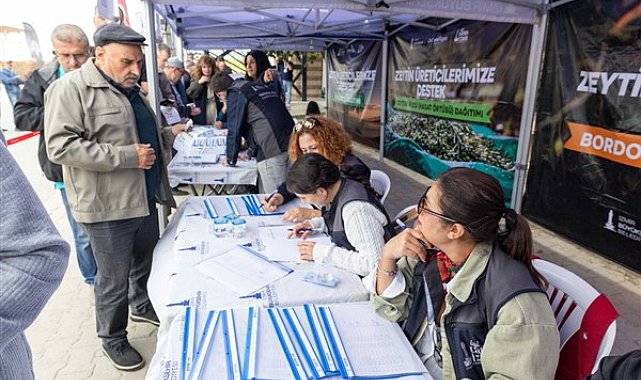 İzmir’de 391 zeytin üreticisine destek verildi