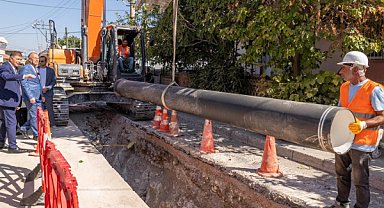 İzmir Sarnıç’ta 75 kilometrelik içme suyu şebekesi yenilendi