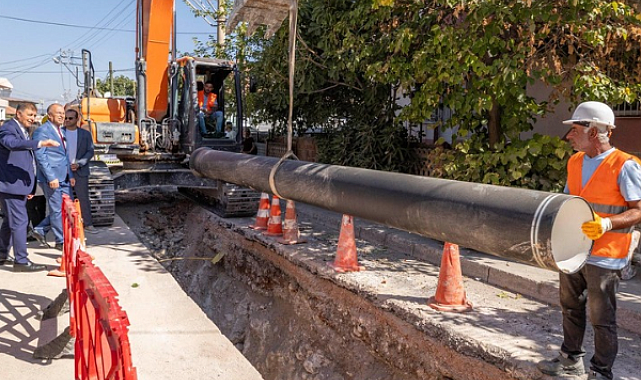 İzmir Sarnıç’ta 75 kilometrelik içme suyu şebekesi yenilendi
