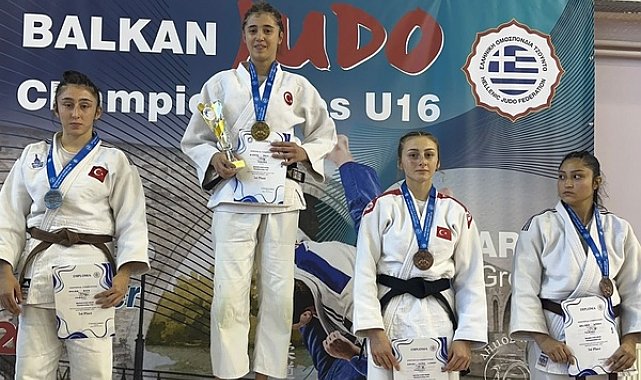 İzmirli judocular Balkan Şampiyonası'nda üç madalya kazandı