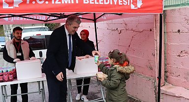İzmit’te üç ilkokulda öğrencilere beslenme desteği sağlandı