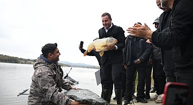 Karaçepiş Göleti’nde olta balıkçılığı yarışmasının ödülleri sahiplerini buldu
