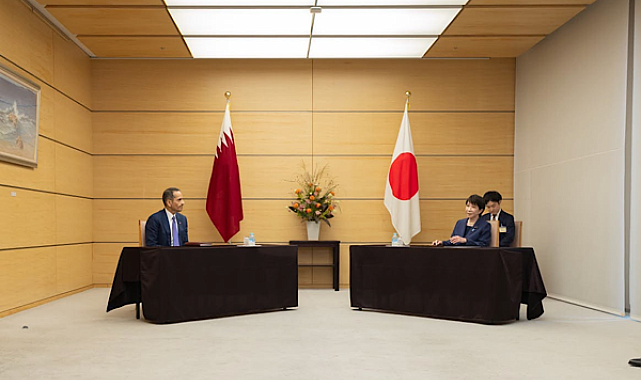 Katar ve Japonya başbakanları Tokyo'da görüştü