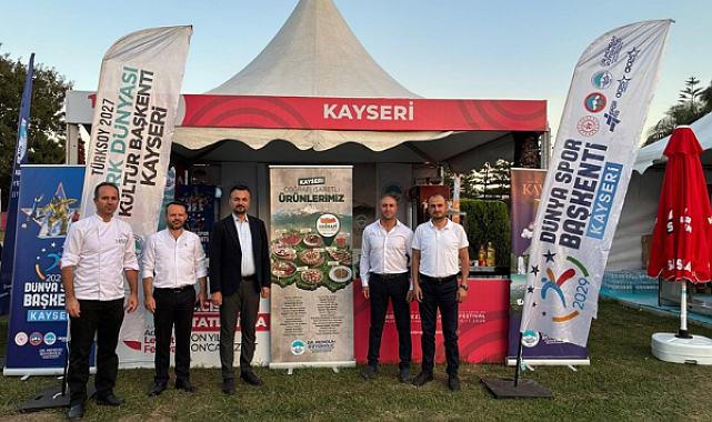 Kayseri, Adana Lezzet Festivali’nde kültürel ve gastronomik değerlerini tanıtıyor
