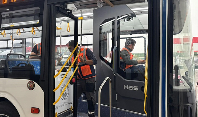 Kayseri’de 12 elektrikli otobüsün kabul işlemleri başladı