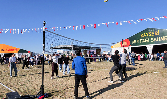 Kayseri Gastronomi Günleri’nde spor ve eğlence bir araya geldi
