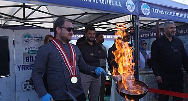 Kayseri'nin mutfak kültürü KAYMEK standında tanıtıldı