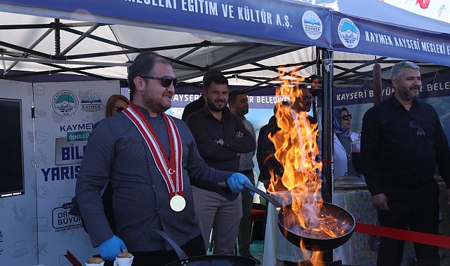 Kayseri'nin mutfak kültürü KAYMEK standında tanıtıldı