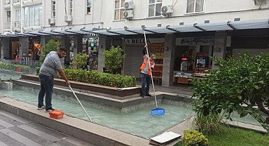 Kemer Liman Caddesi’nde kış öncesi bakım çalışması
