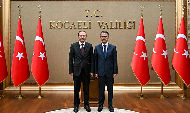 Kocaeli 1. İdare Mahkemesi Başkanı Onur’dan Vali Aktaş’a ziyaret