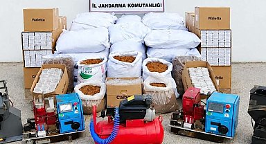 Kocaeli’de 2 milyon 450 bin lira değerinde kaçak tütün ele geçirildi