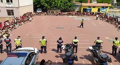 Kocaeli İl Jandarma Komutanlığı okul güvenliği uygulaması başlattı