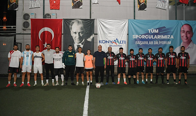 Konyaaltı’nda mahalleler arası futbol turnuvası başladı