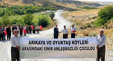 Kozluk’ta iki köy arasındaki sınır anlaşmazlığı çözüldü