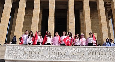 Kütahya Belediyesi kız çocukları için Ankara gezisi düzenledi