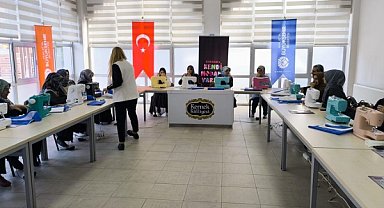 Malatya’da kadınlara yönelik çanta dikimi atölyesi düzenlendi