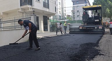 Maltepe'de asfalt çalışmaları Bağlarbaşı Mahallesi'nde sürüyor