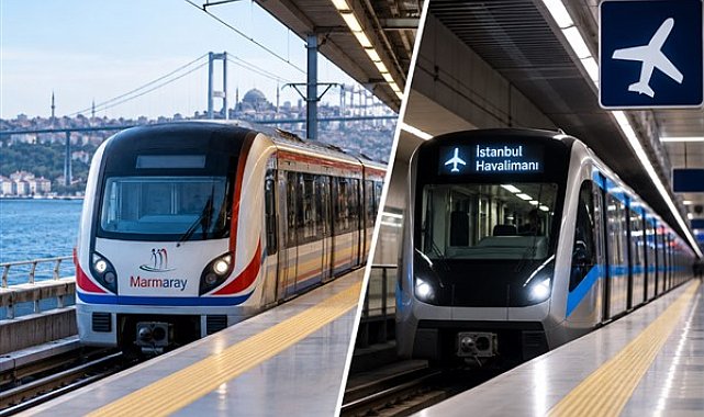 Marmaray ve İstanbul Havalimanı metro hattı 29 Ekim'de ücretsiz