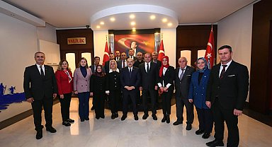 Muhtarlardan Balıkesir Valisi Ustaoğlu’na teşekkür